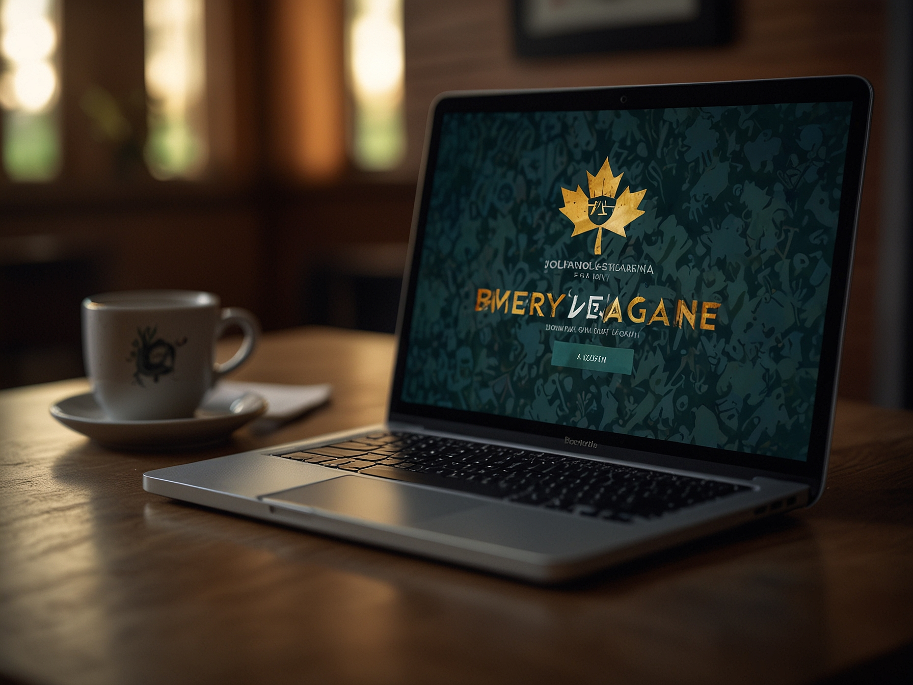 Secure login interface with joker motif